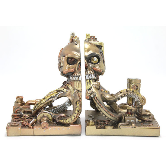 Steampunk Polyester Ahtapot Kitap Stoperi Steampunk Polyester Ahtapot Kitap Stoperi