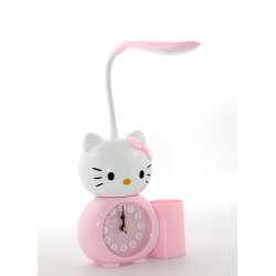 Hello Kitty Masa Lambası Saat Ve Kalemlik 