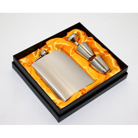 Paslanmaz Çelik 2 Shot Bardaklı Matara Seti