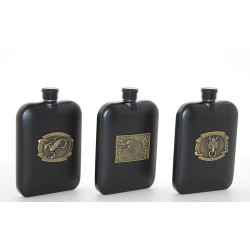 Paslanmaz Çelik Kabartmalı Tekli 6 Oz Matara  Paslanmaz Çelik Kabartmalı Tekli 6 Oz Matara