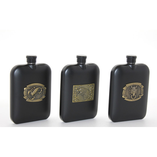 Paslanmaz Çelik Kabartmalı Tekli 6 Oz Matara Paslanmaz Çelik Kabartmalı Tekli 6 Oz Matara