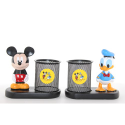Polyester Mickey Mouse Ve Duffy Duck Kalemlik  Polyester Mickey Mouse Ve Duffy Duck Kalemlik