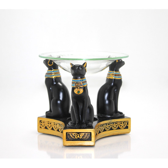 Polyester Mısır Kedisi Buhurdanlık Polyester Mısır Kedisi Buhurdanlık