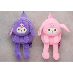 Peluş Işıklı Oynar Kulaklı Kuromi Sırt Çantası Peluş Işıklı Oynar Kulaklı Kuromi Sırt Çantası