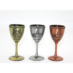 Metal İstanbul Yöresel Kadeh Bardak  Metal İstanbul Yöresel Kadeh Bardak