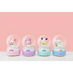 Kuromi Işıklı Kar Küresi 7 Cm  Kuromi Işıklı Kar Küresi 7 Cm