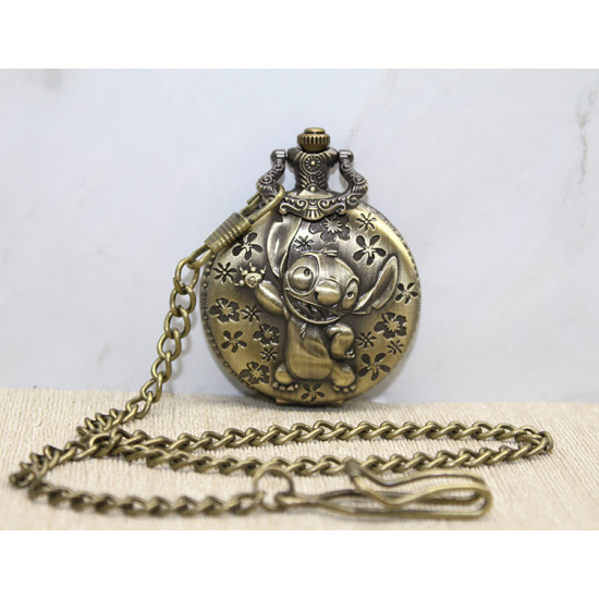 Stitch Tasarımlı Köstekli Saat Stitch Tasarımlı Köstekli Saat