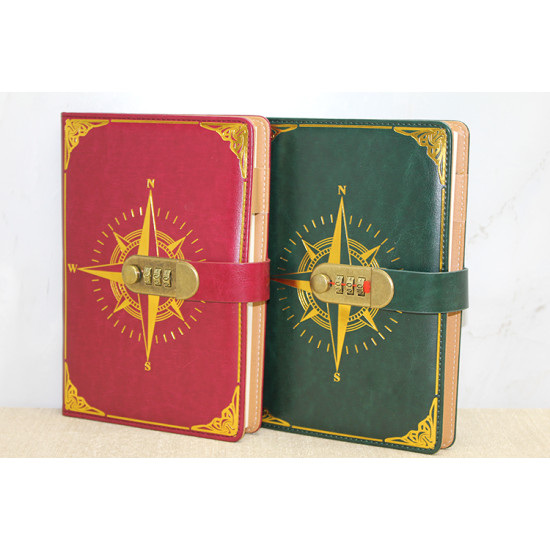 Özel Tasarım Şifreli Deri Defter Özel Tasarım Şifreli Deri Defter