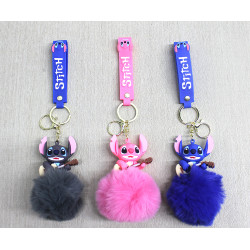 Ponponlu Stitch Anahtarlık  Ponponlu Stitch Anahtarlık