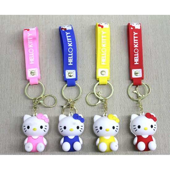 Hello Kitty Silikon Anahtarlık