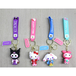 Silikon Kuromi, Hello Kitty, My Melody Anahtarlık  Silikon Kuromi, Hello Kitty, My Melody Anahtarlık
