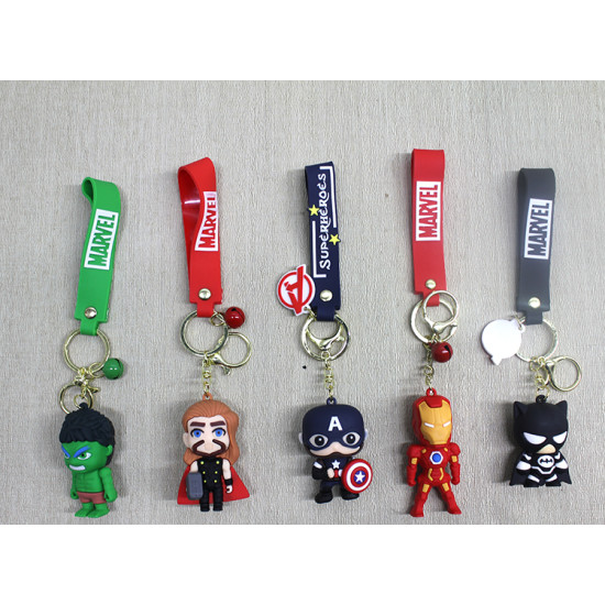 Marvel Karışık Karakter Silikon Anahtarlık