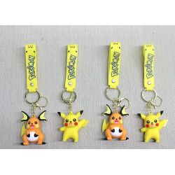 Pikachu Raichu Silikon Anahtarlık 