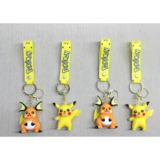 Pikachu Raichu Silikon Anahtarlık Pikachu Raichu Silikon Anahtarlık