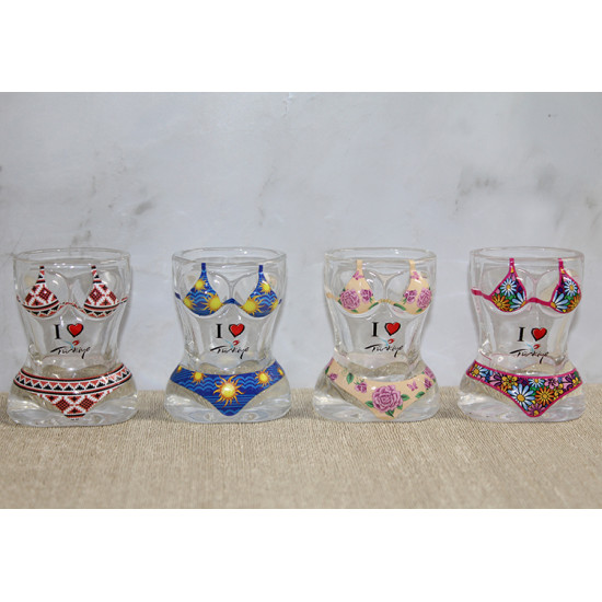 Vücut Tasarımı Cam Shot Bardak