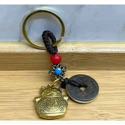 Metal Şans Ve Bereket Kedisi Anahtarlık Model 4 Metal Şans Ve Bereket Kedisi Anahtarlık Model 4