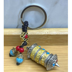 Metal Tibet Şans Çarkı Anahtarlık  Metal Tibet Şans Çarkı Anahtarlık