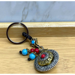 Mantra Çarkı Şans Anahtarlık  Mantra Çarkı Şans Anahtarlık