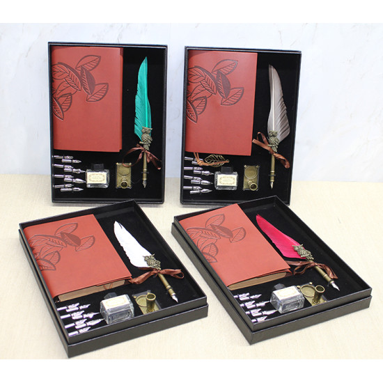 Deri Defterli Divit Hokka Seti Model 1 Deri Defterli Divit Hokka Seti Model 1