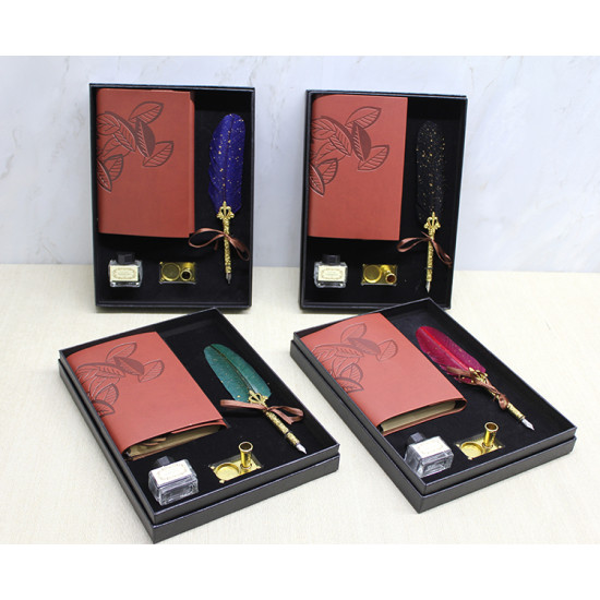 Deri Defterli Divit Hokka Seti Model 2 Deri Defterli Divit Hokka Seti Model 2