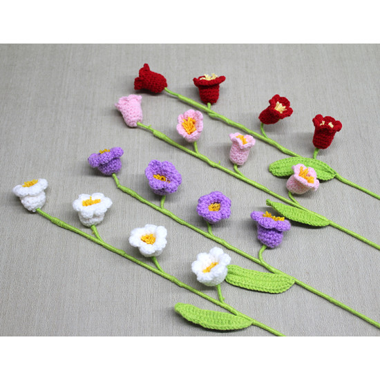 El Örgüsü Gelincik Dalı El Örgüsü Gelincik Dalı