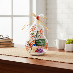 Mini Armut Teraryum - Öğretmenler Günü Hediyesi  