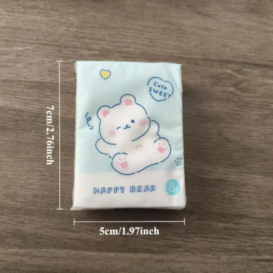 Sevimli Figürlü Çocuk Mendili 9 lu Paket