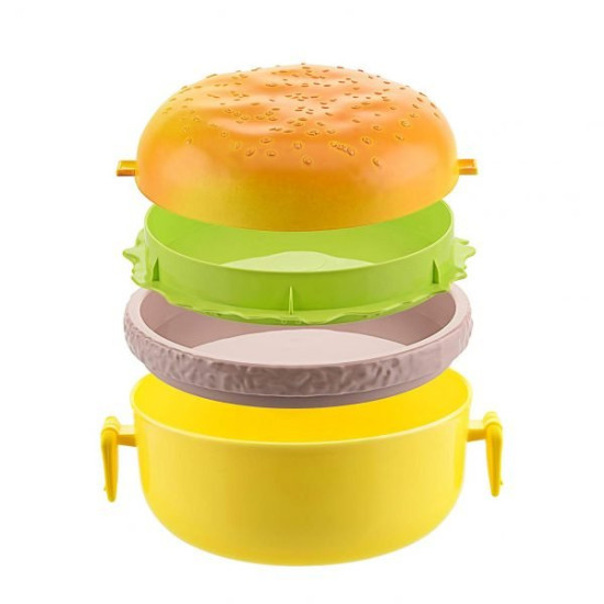 Hamburger Tasarımlı Beslenme Kabı Hamburger Tasarımlı Beslenme Kabı