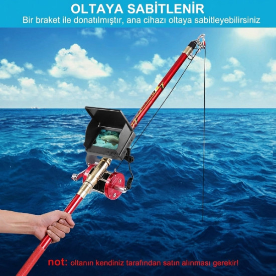 25 Metre Sualtı Balık Tutma Kamerası