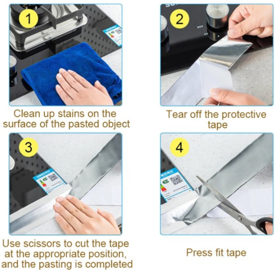 Alüminyum Su Sızdırmaz Yanmaz Bant Alüminyum Su Sızdırmaz Yanmaz Bant