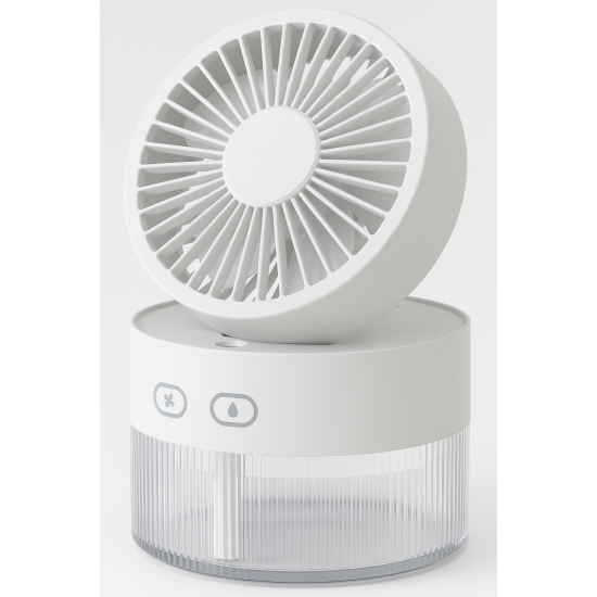 Su Spreyli Katlanır Başlıklı USB Mini Fan Su Spreyli Katlanır Başlıklı USB Mini Fan
