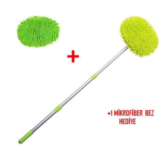 Yedek Bezli Mikrofiber Araba Yıkama Fırçası Yedek Bezli Mikrofiber Araba Yıkama Fırçası