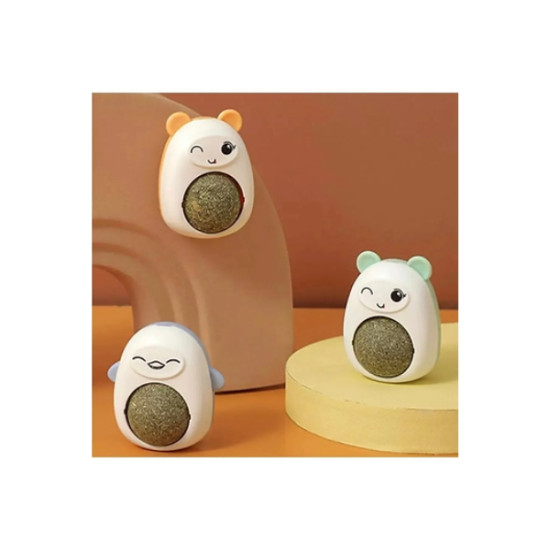 Ayıcıklı Kedi Otu Yalama Topu Ayıcıklı Kedi Otu Yalama Topu