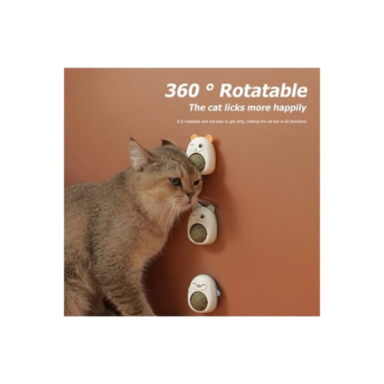 Ayıcıklı Kedi Otu Yalama Topu Ayıcıklı Kedi Otu Yalama Topu