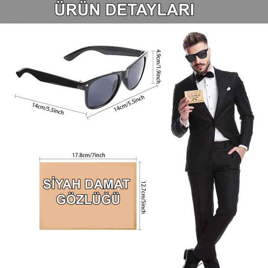 Damat Gözlüğü – Düğün ve Bekarlığa Veda Partisi Aksesuarı Damat Gözlüğü – Düğün ve Bekarlığa Veda Partisi Aksesuarı