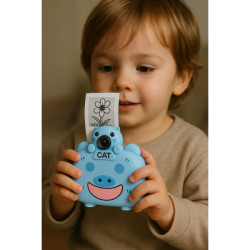 Kameralı Fotoğraf Yazıcısı Mavi Renk  Kameralı Fotoğraf Yazıcısı Mavi Renk