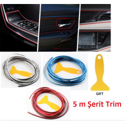 Araba Dekorasyon 5 Metre Şerit Trim