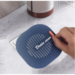 Süzgeçli Lavabo Gider Koruyucu Mat Gri Süzgeçli Lavabo Gider Koruyucu Mat Gri