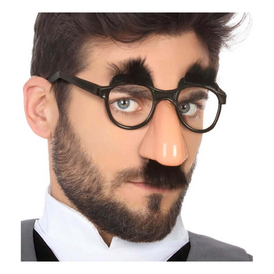 Eğlenceli Kılık Değiştirme Kaş Bıyık Mizah Gözlüğü 9x13 cm Eğlenceli Kılık Değiştirme Kaş Bıyık Mizah Gözlüğü 9x13 cm