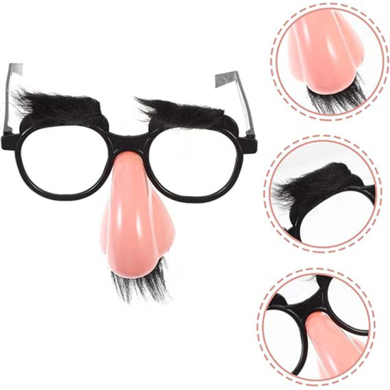Eğlenceli Kılık Değiştirme Kaş Bıyık Mizah Gözlüğü 9x13 cm Eğlenceli Kılık Değiştirme Kaş Bıyık Mizah Gözlüğü 9x13 cm
