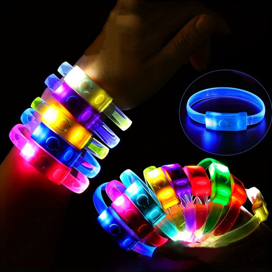 Festival & Parti LED Bileklik 3 Farklı Mod Işıklı 1 Adet Festival & Parti LED Bileklik 3 Farklı Mod Işıklı 1 Adet