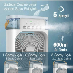 Su Hazneli Masa Vantilatörü  Su Hazneli Masa Vantilatörü