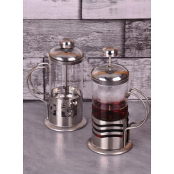 Çelik Kulplu Cam French Press - 350 ml  Çelik Kulplu Cam French Press - 350 ml