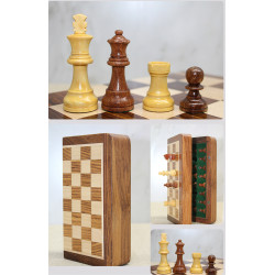 Mıknatıs Taşlı Ahşap Katlanabilir Kutulu Satranç Oyunu 12.5 Cm Mıknatıs Taşlı Ahşap Katlanabilir Kutulu Satranç Oyunu 12.5 Cm