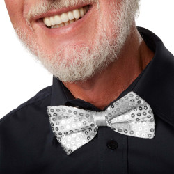 Gümüş Payetli Pullu Papyon Gümüş Payetli Pullu Papyon