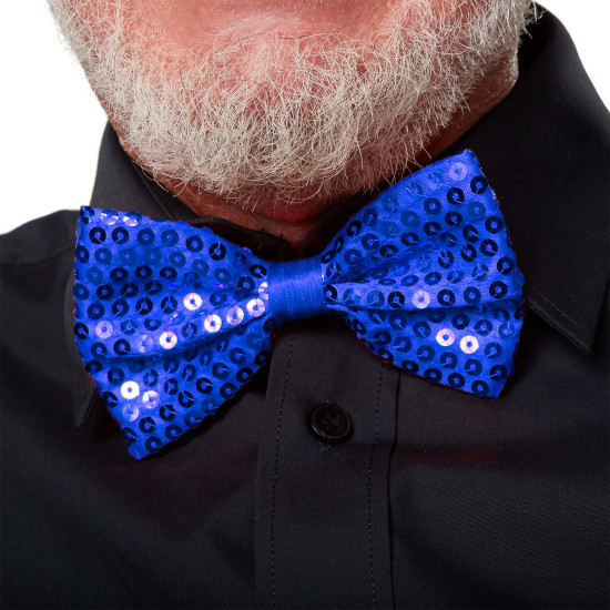 Mavi Payetli Pullu Papyon Mavi Payetli Pullu Papyon