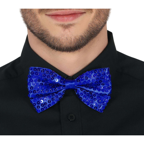 Mavi Payetli Pullu Papyon Mavi Payetli Pullu Papyon