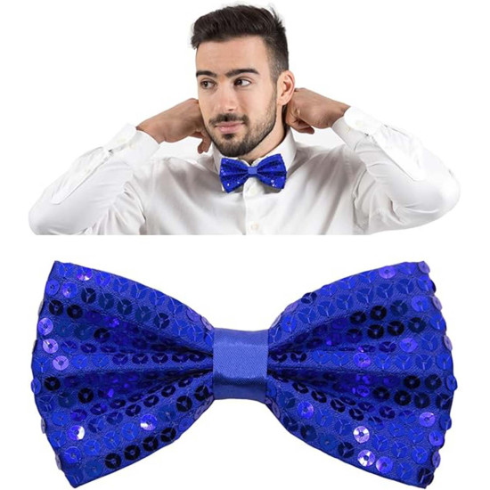 Mavi Payetli Pullu Papyon Mavi Payetli Pullu Papyon