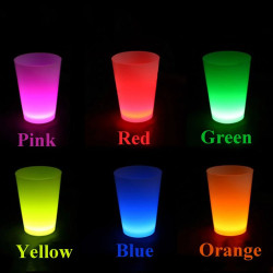 Glow Partisi Bardakları 6 Renk 6 Adet  Glow Partisi Bardakları 6 Renk 6 Adet