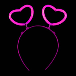 Glow Stick Karanlıkta Yanan Fosforlu Kalp Taç 12 Adet Glow Stick Karanlıkta Yanan Fosforlu Kalp Taç 12 Adet
